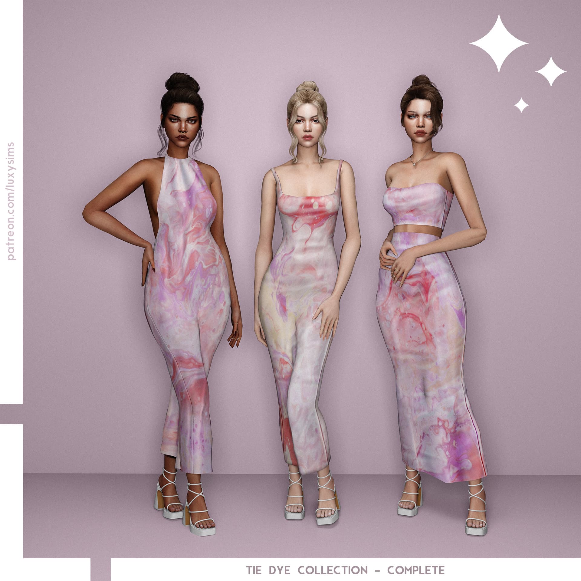 Скриншот мода Набор одежды Tie Dye Collection